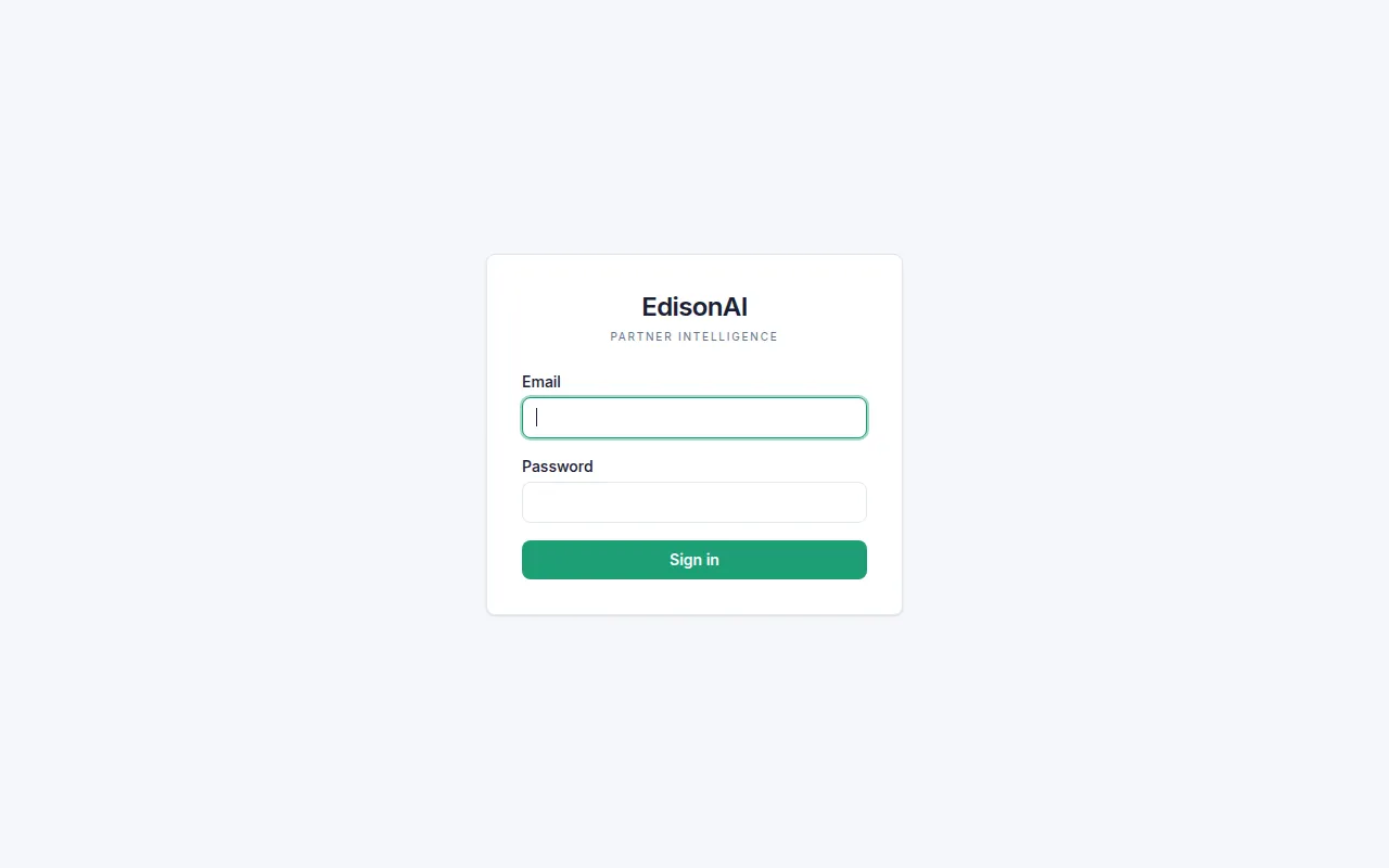 partneractivate software interface screenshot