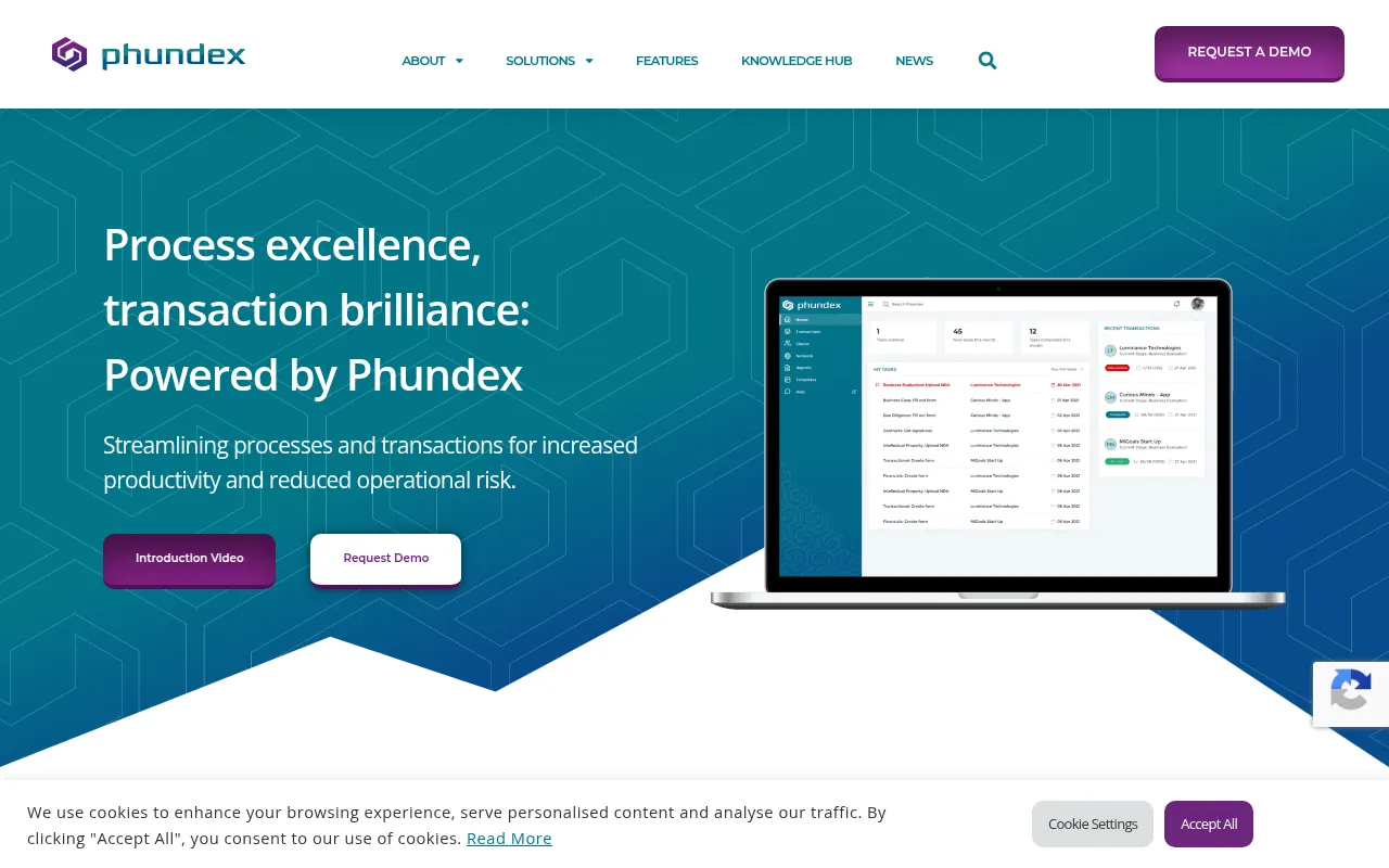 phundex software interface screenshot