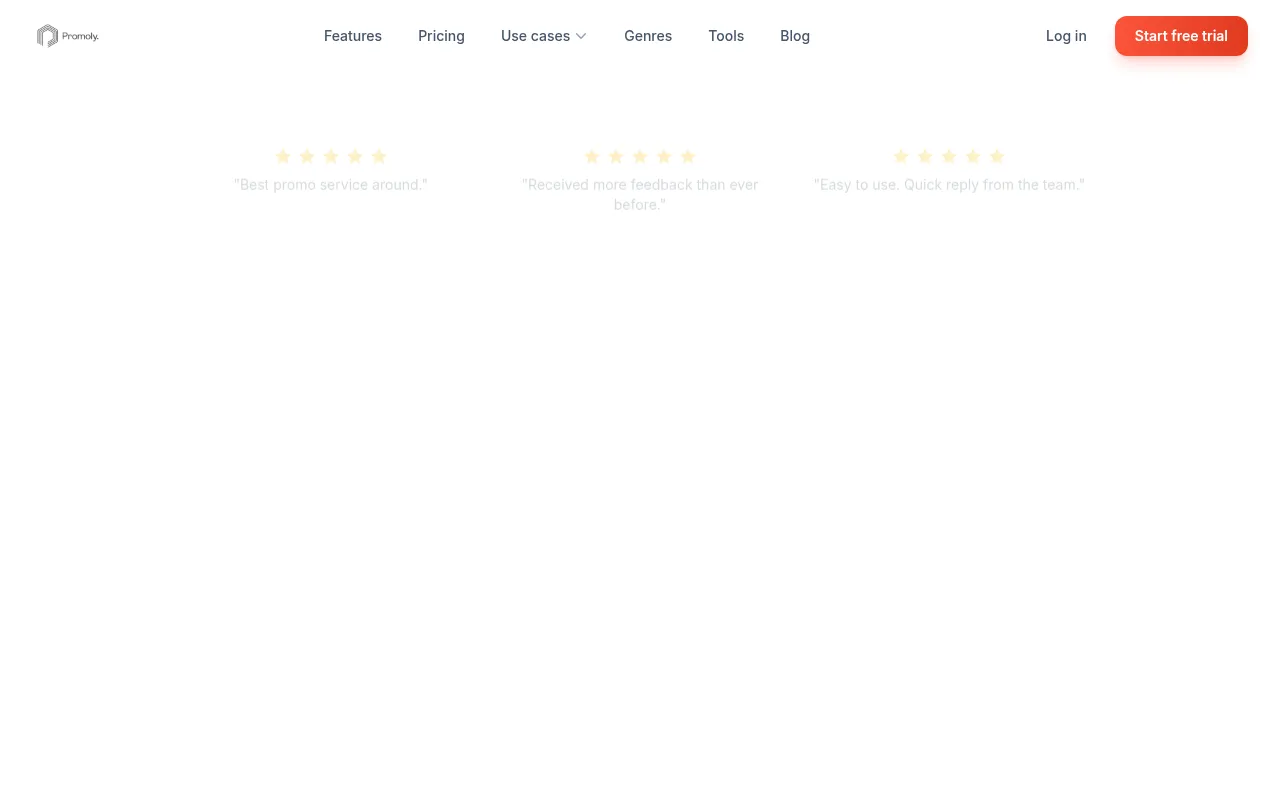 promoly software interface screenshot