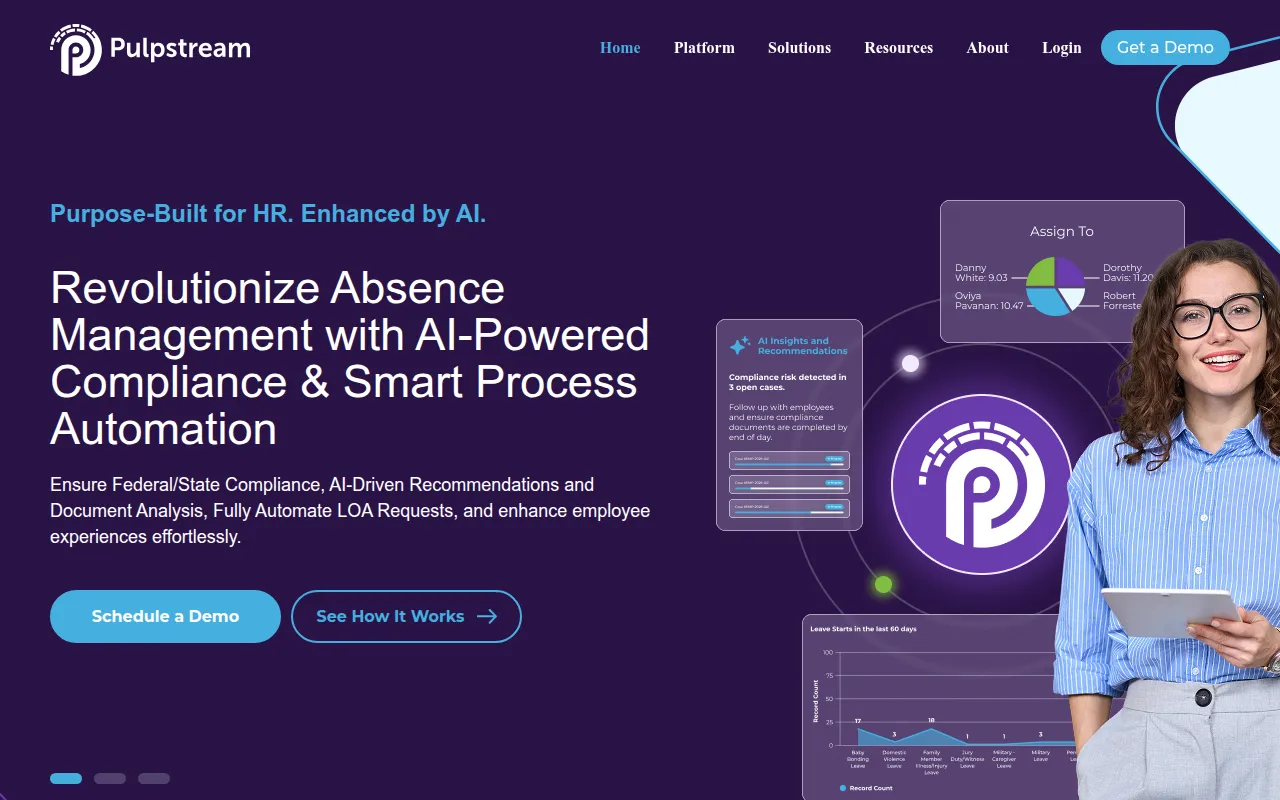 pulpstream software interface screenshot