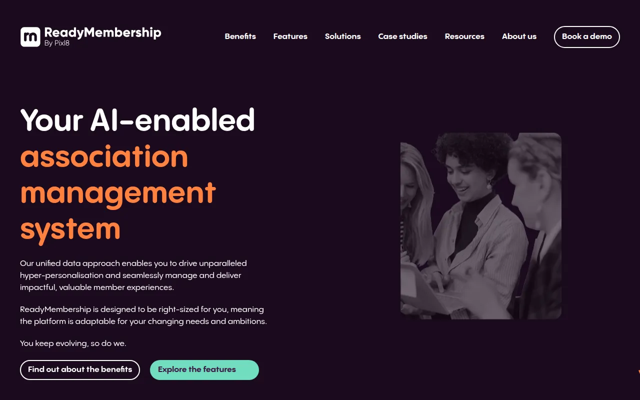 readymembership software interface screenshot