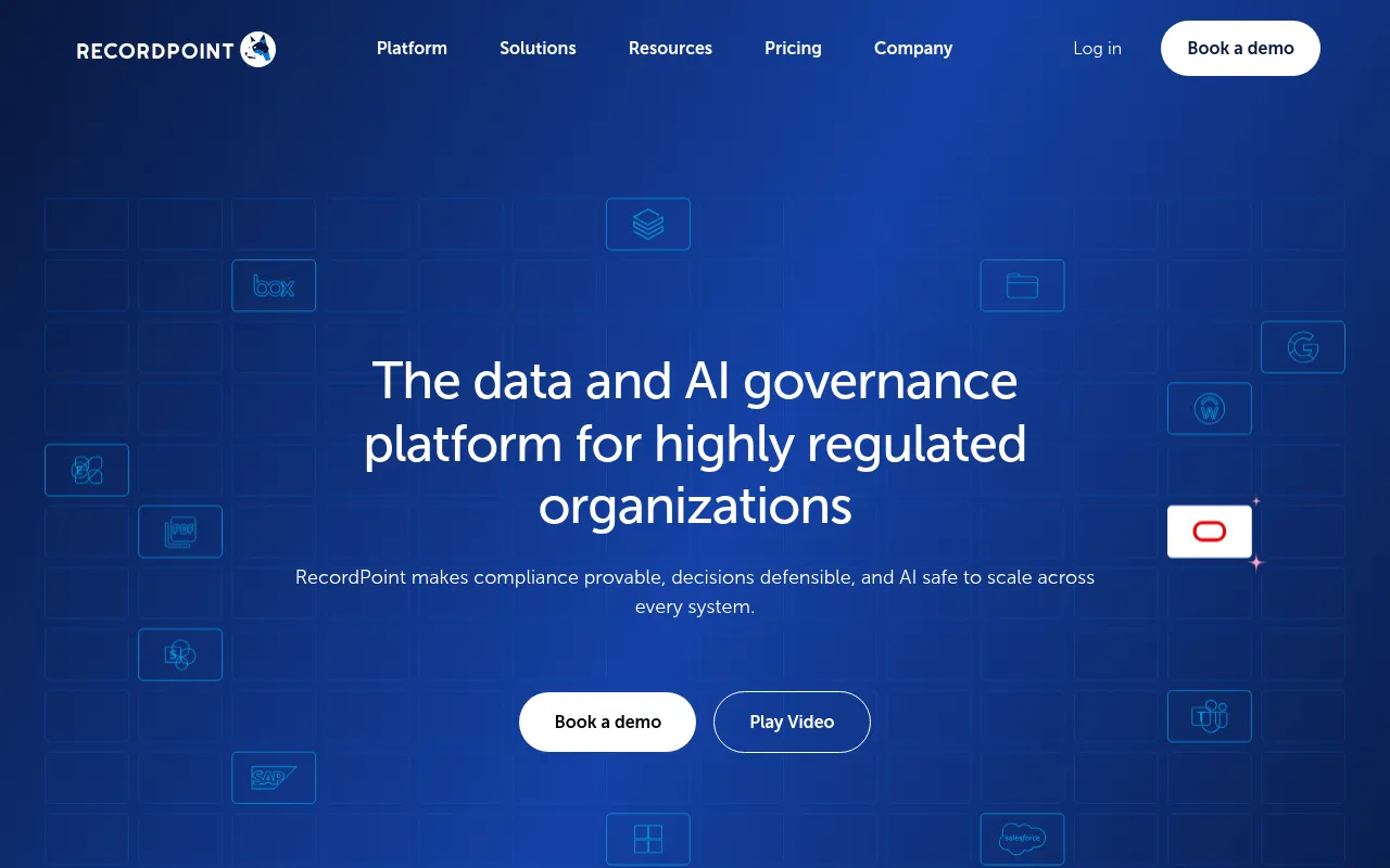 recordpoint software interface screenshot