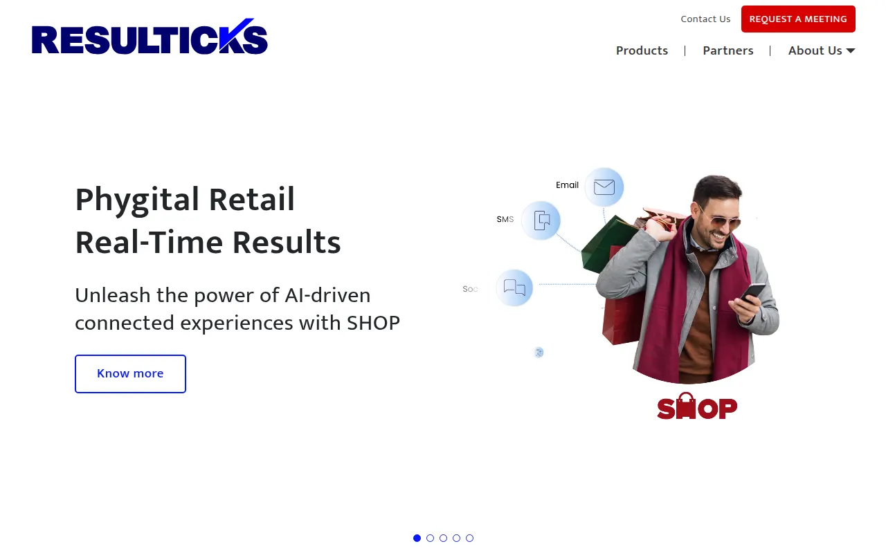 resulticks software interface screenshot