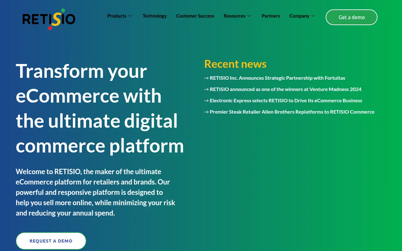 retisio software interface screenshot