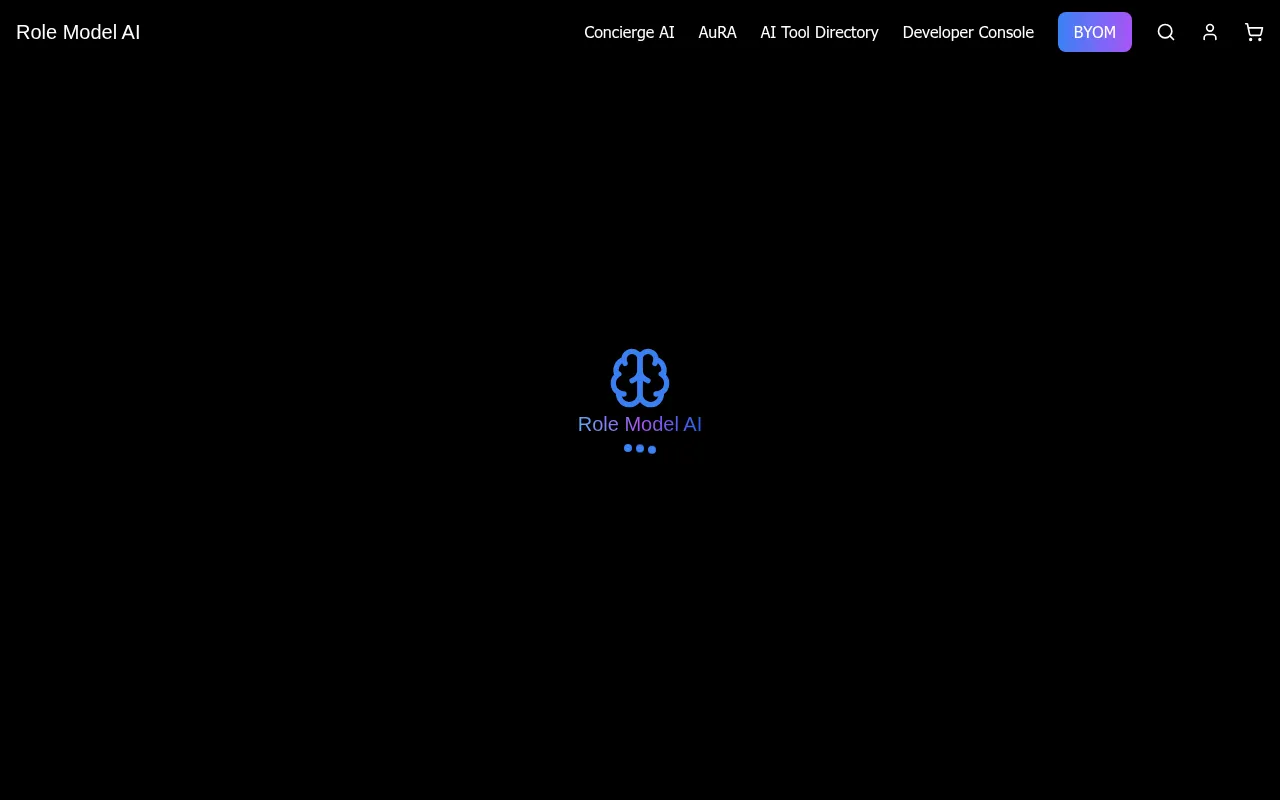 Rolemodel software interface screenshot