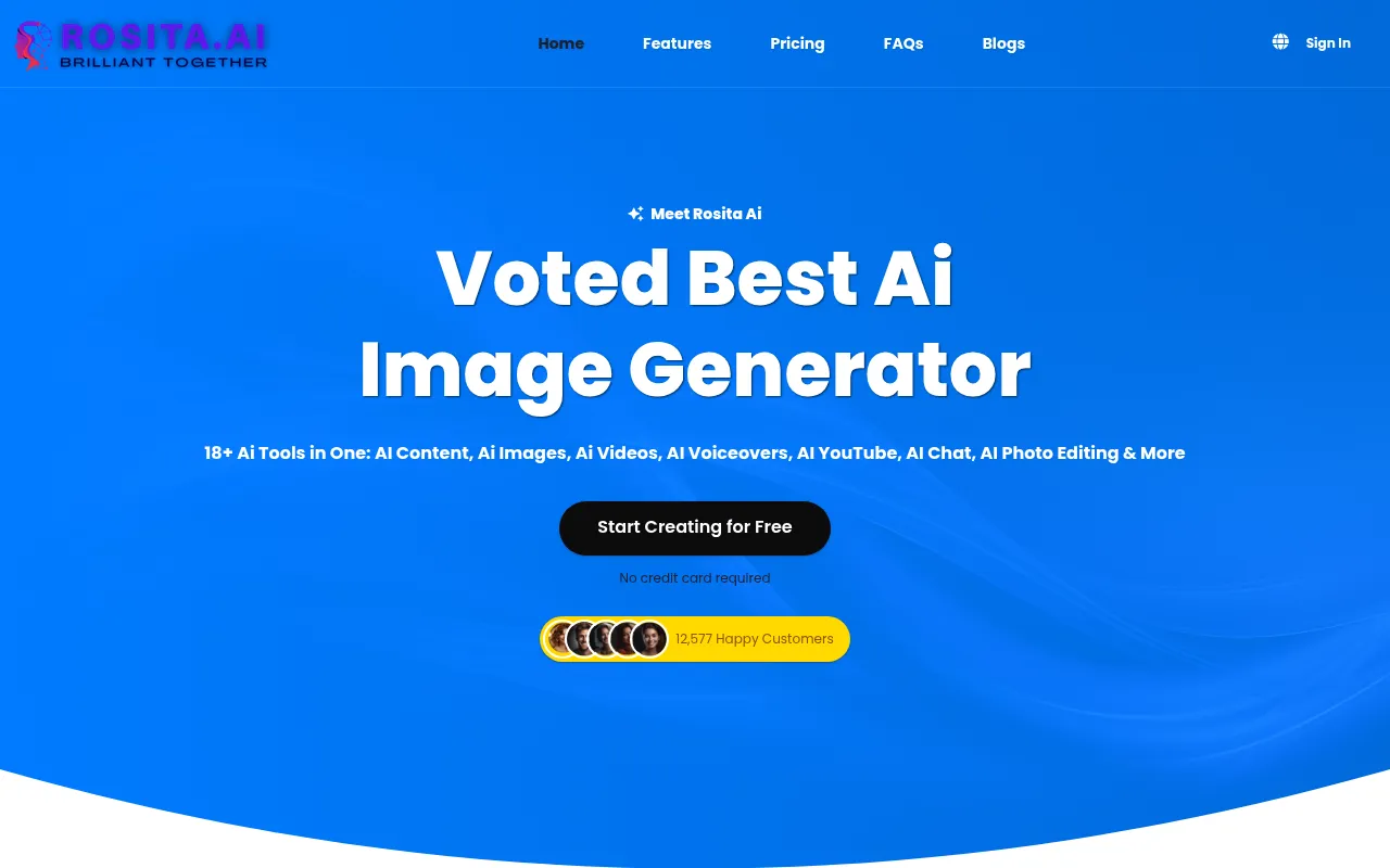 rosita ai software interface screenshot