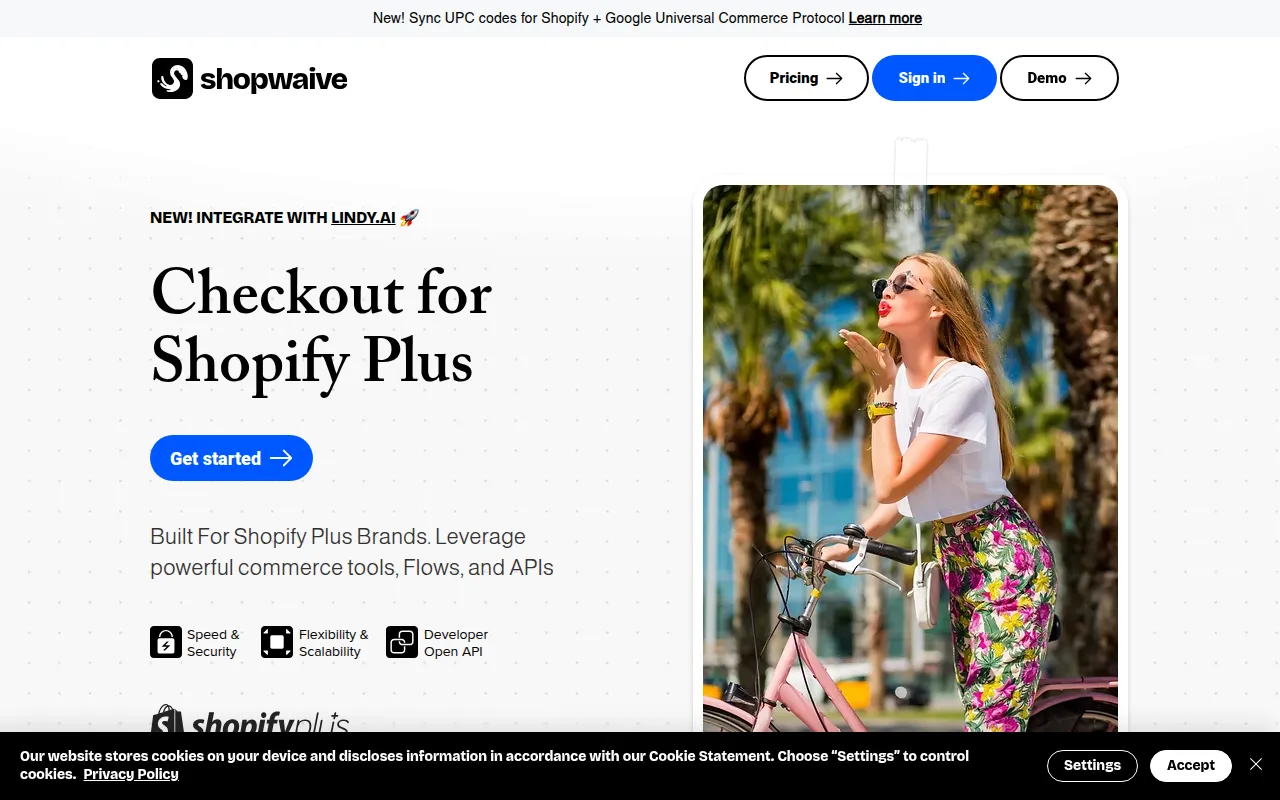 Shopwaive software interface screenshot