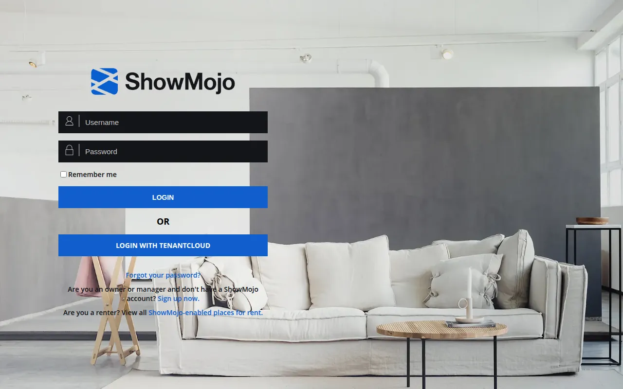 showmojo software interface screenshot