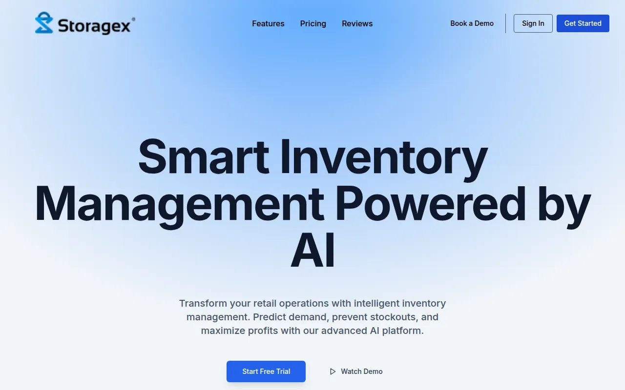 storagex software interface screenshot