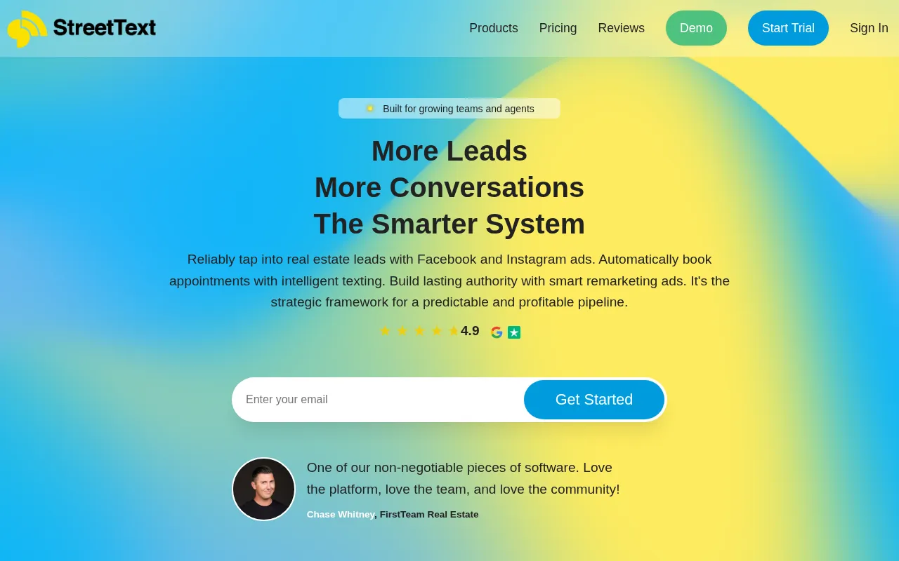 street text software interface screenshot