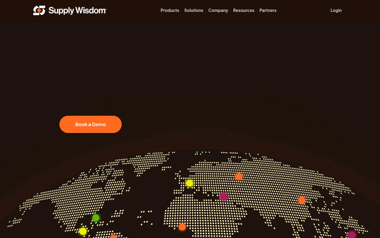 supply wisdom software interface screenshot