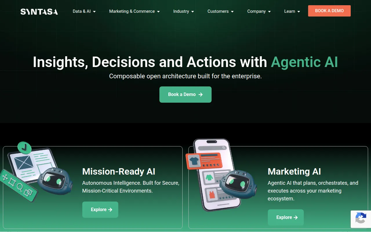 syntasa software interface screenshot