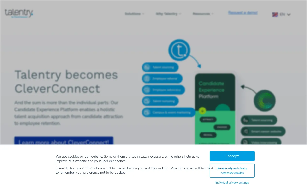 talentry software interface screenshot