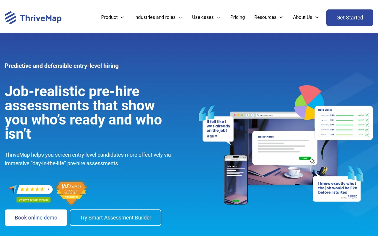 thrivemap software interface screenshot