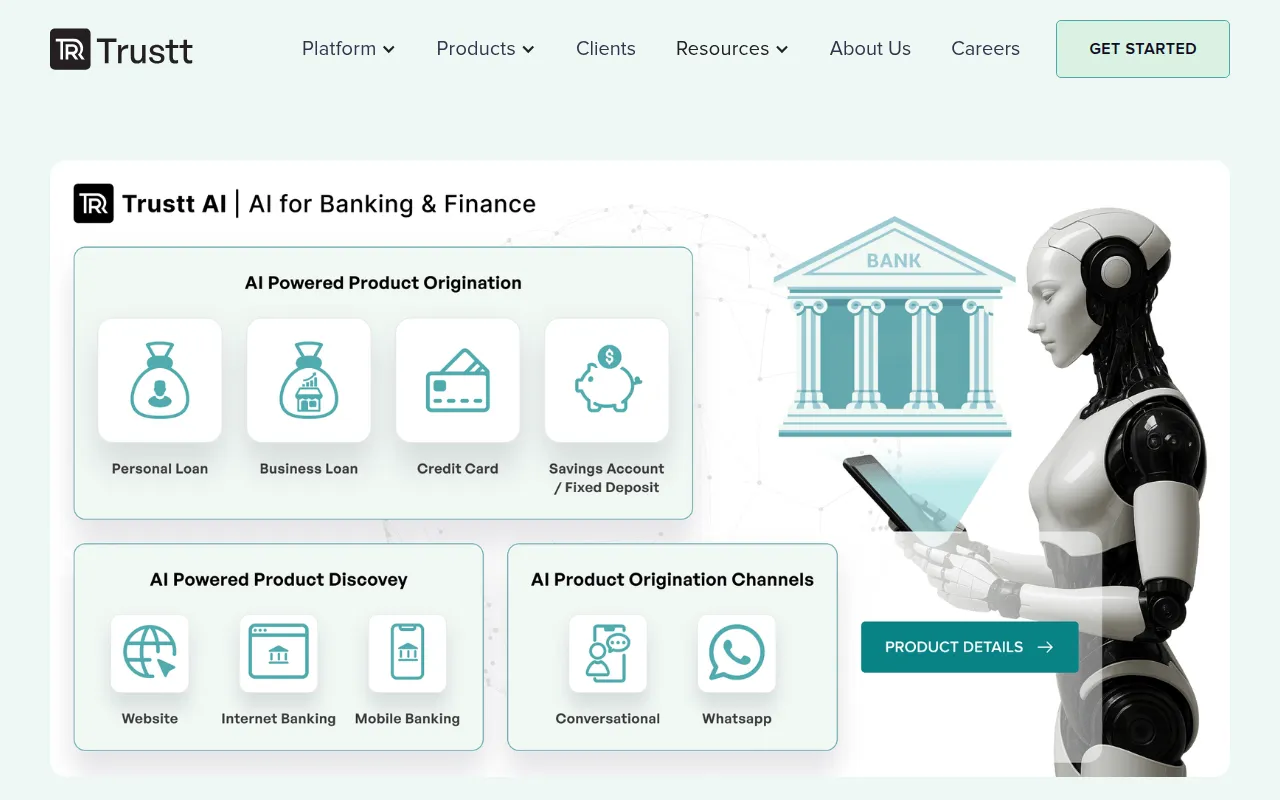 trustt software interface screenshot