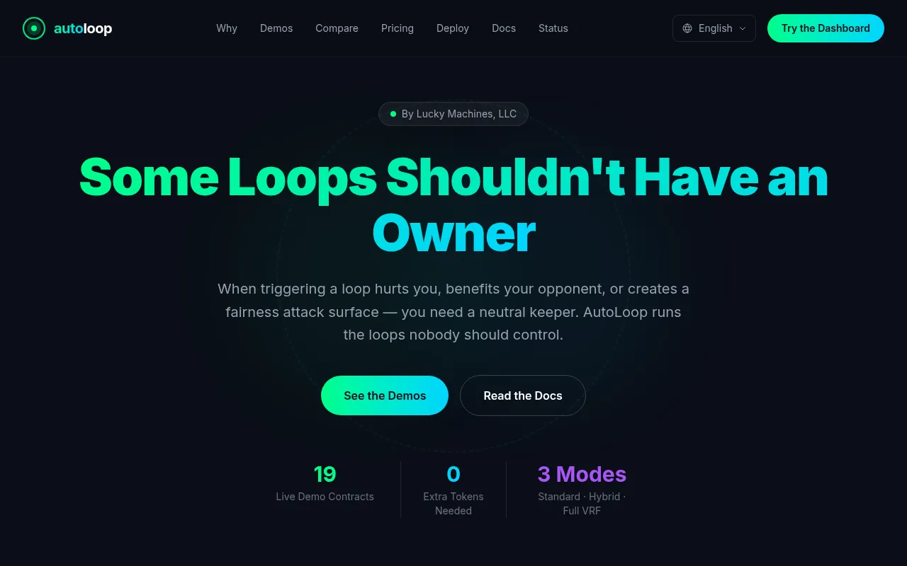 autoloop software interface screenshot