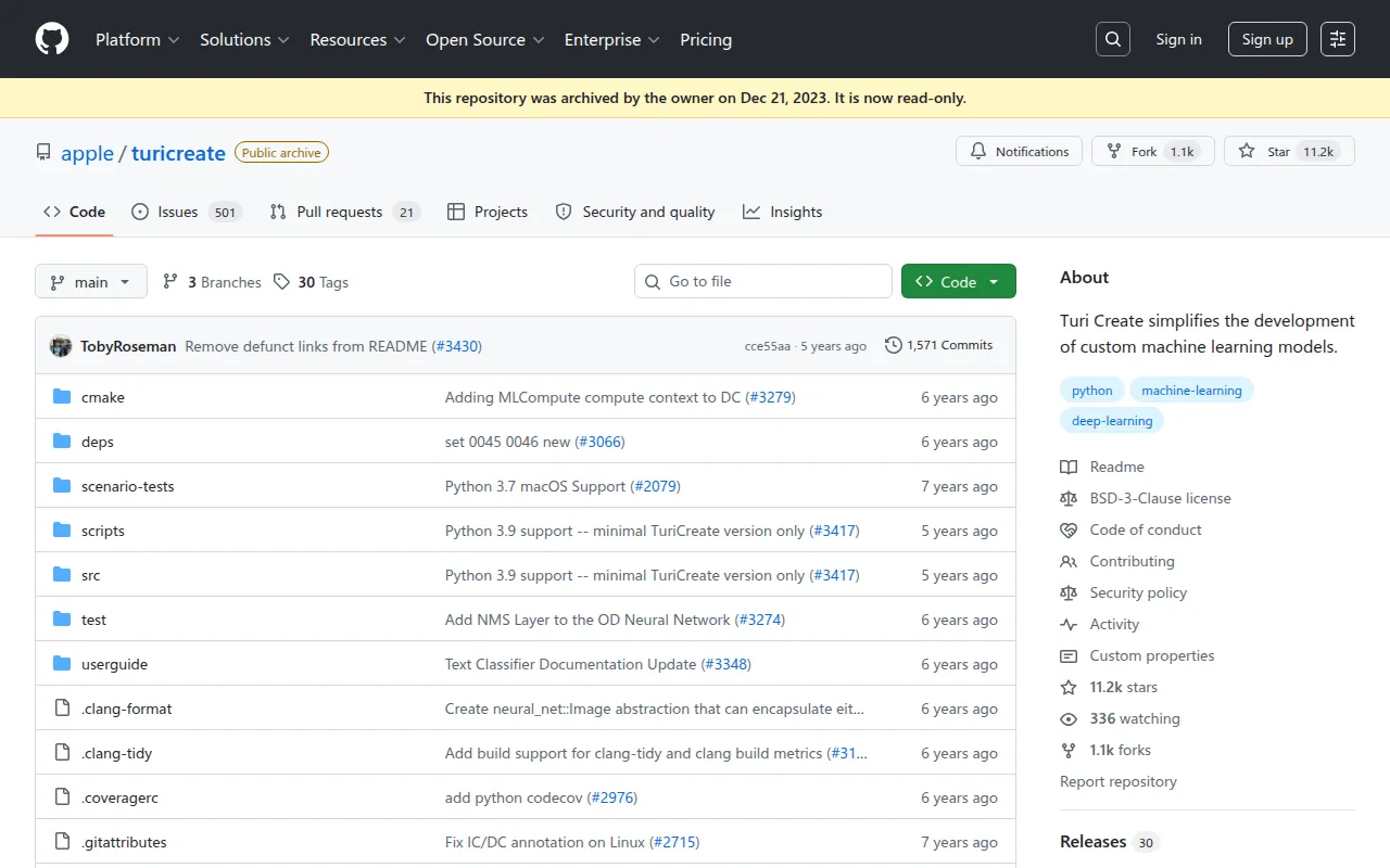 GraphLab Create software interface screenshot