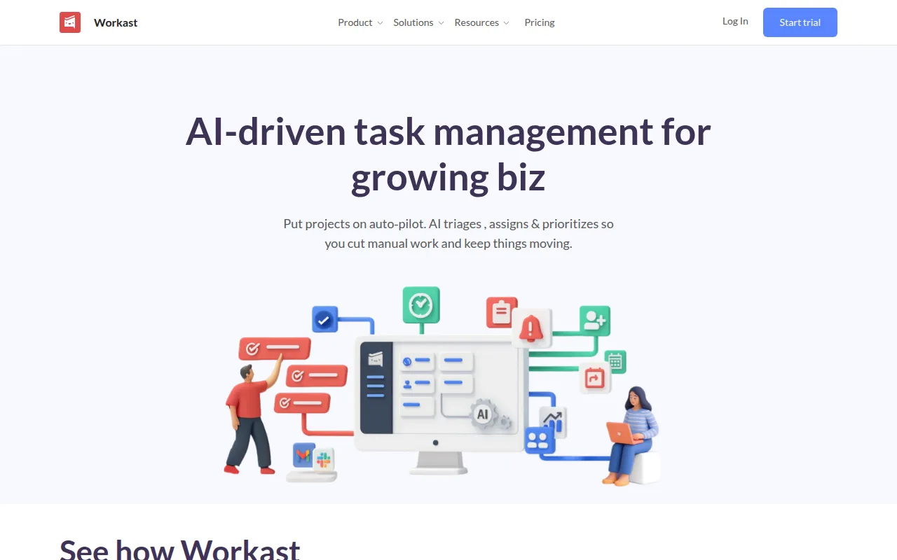 Workast software interface screenshot