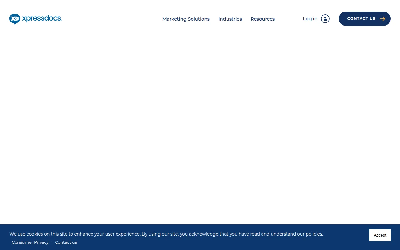 Xpressdocs software interface screenshot